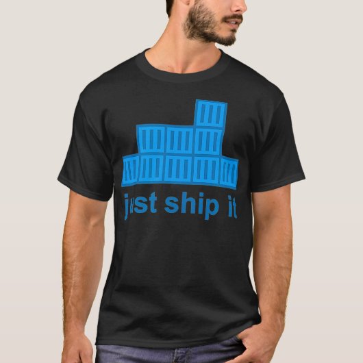 Just Ship It Docker Hackathon Programming Tech Sta T-Shirt (Vorderseite)