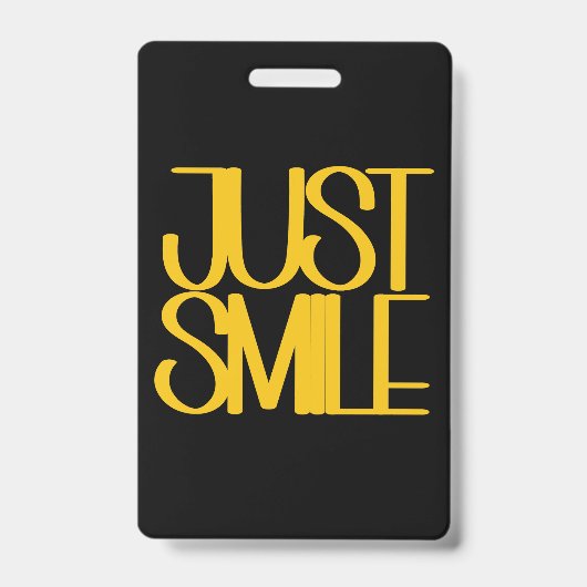 Just Smile Ausweis (Vorderseite)