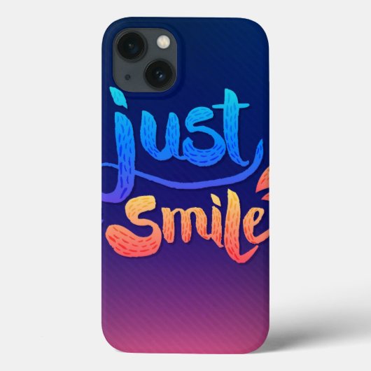 Just Smile Case-Mate iPhone Hülle (Rückseite)
