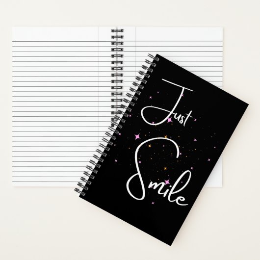 Just Smile Notebook Notizblock (Innen)