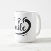 Just Smile Smile More Stay Smiling Keep the Smile Kaffeetasse (VorderseiteRechts)