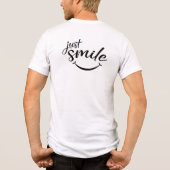 Just Smile Tri-Blend Shirt (Rückseite)