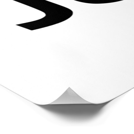 Just So Venn (Venn-Diagramm) Poster (Ecke)