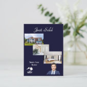 Just Sold Feiertagspostkarte (Stehend Vorderseite)