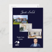 Just Sold Feiertagspostkarte (Vorne/Hinten)