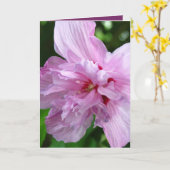 Just Sprichwort Hello Blume Grußkarte Karte (Gelbe Blume)