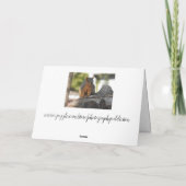 Just Sprichwort Hi | Niedliches Eichhörnchen-Foto Karte (Rückseite)