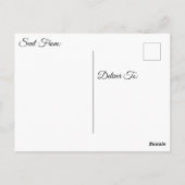 Just Sprichwort Hi | Niedliches Eichhörnchen-Foto Postkarte (Rückseite)