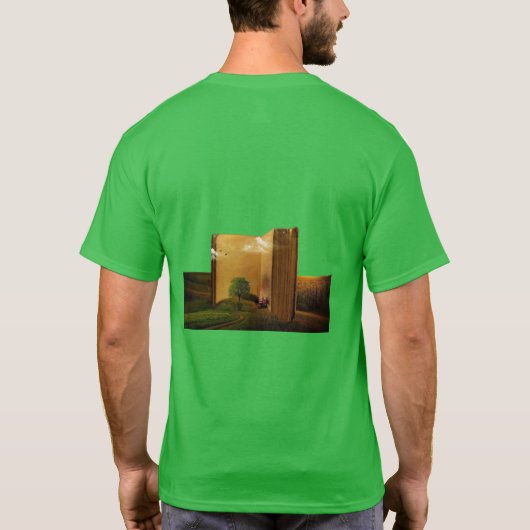 "JUST START" Motivational T-Shirt – Bold Front Tex (Rückseite)