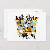 Just Style Soccer Tshirts und Geschenke Postkarte (Vorne/Hinten)