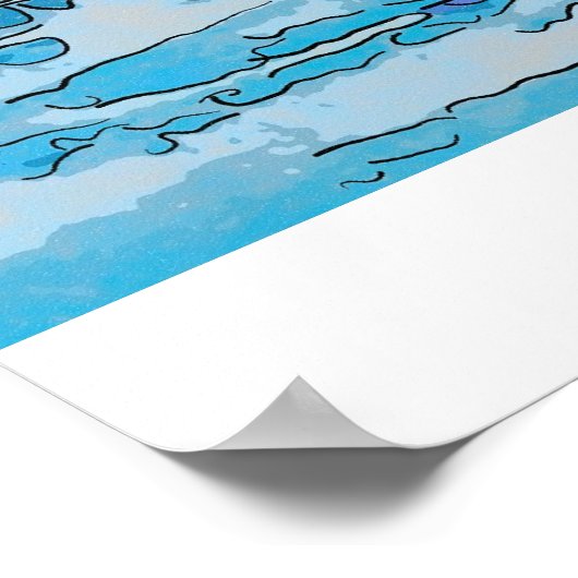 Just Swim Poster (Ecke)