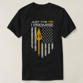 Just The Tip I Promise Funny Bow T-Shirt (Design vorne)