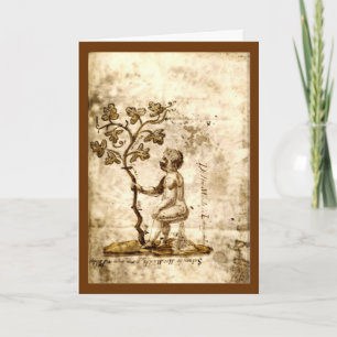 Just Thinking Of You! Medieval Greeting Card Karte
