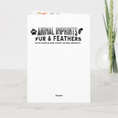 Just Thinking of You Niece | Sweet Poem Karte (Rückseite)