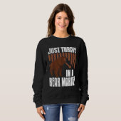 Just Thrive In A Bear Market Cool Trader Present Sweatshirt (Vorne ganz)