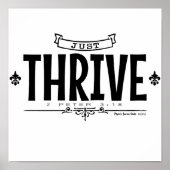 Just Thrive Poster (Vorne)