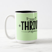 Just Thrive Zweifarbige Tasse (Links)