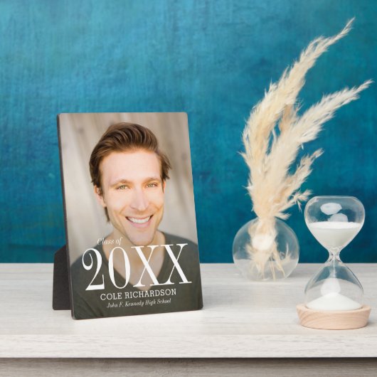 Just Timeless EDITABLE FARBEN Abschluss Plaque Fotoplatte (Seite)