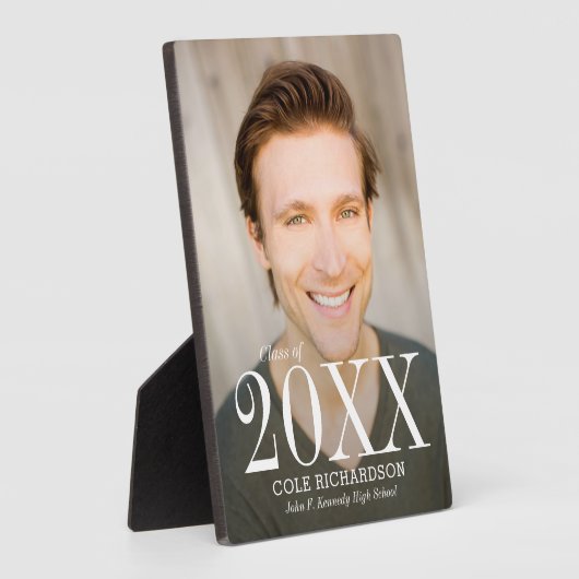 Just Timeless EDITABLE FARBEN Abschluss Plaque Fotoplatte (Seite)