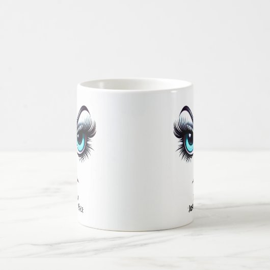 Just Try Me Face, Fabulous Eyes Funny Face Kaffeetasse (Mittel)