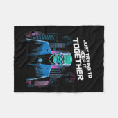 Just Trying To Keep It Together Shirt Halloween Fr Fleecedecke (Vorderseite (Horizontal))