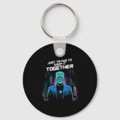 Just Trying To Keep It Together Shirt Halloween Fr Schlüsselanhänger (Vorderseite)