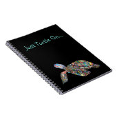 Just Turtle On Spiral Notebook Notizblock (Rechte Seite)