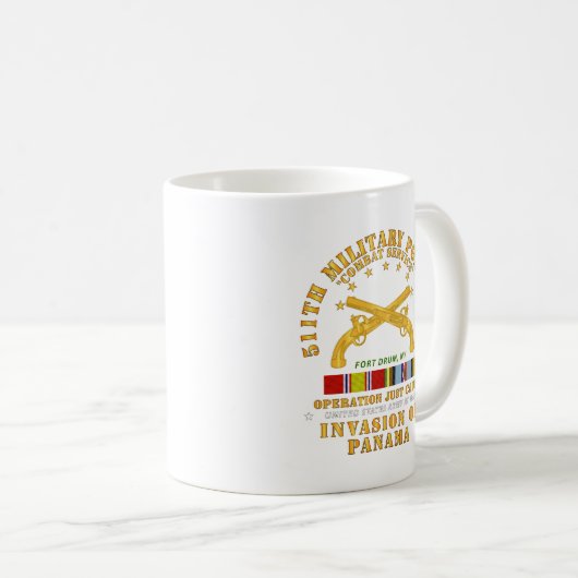 Just Ursache - 511. Militärische Polizeikooperatio Kaffeetasse (VorderseiteRechts)