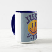 Just Vibes Tasse (Vorderseite Links)