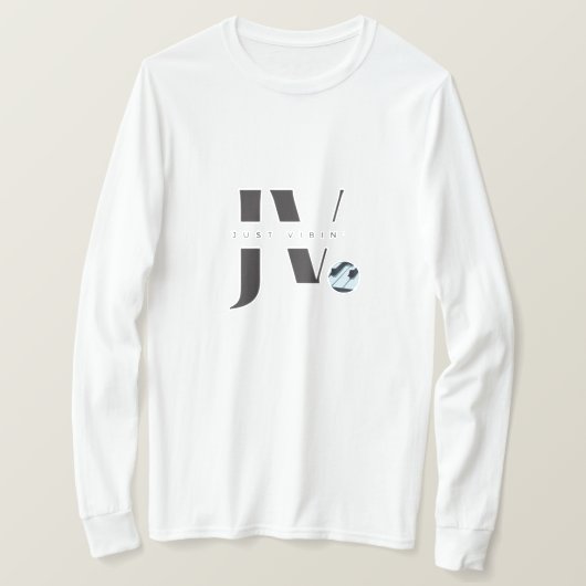 Just Vibin' Long Sleeve T - Shirt (zeitgenössisch) (Design vorne)