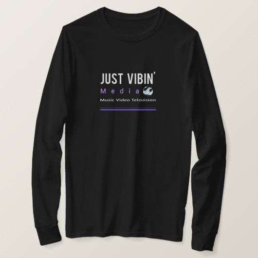 Just Vibin' Media T Shirt (Design vorne)