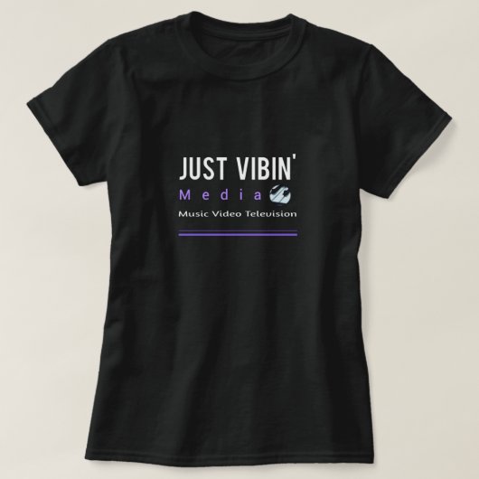 Just Vibin' Media Women's Short Sleeve T-Shirt (Design vorne)