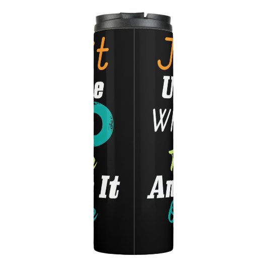 Just Wait Until You See God's Time Thermosbecher (Rückseite)