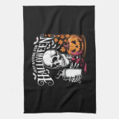 Just Waiting For Halloween Geschirrtuch (Vertikal)