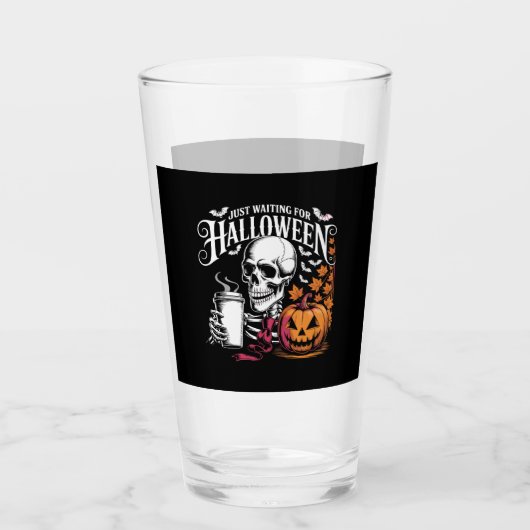 Just Waiting For Halloween Glas (Vorderseite)