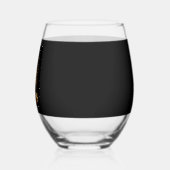 Just Waiting for Halloween Skeleton Weinglas Ohne Stiel (Links)