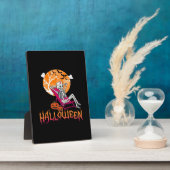 Just Waiting For Halloween Summer Nurse Skeleton P Fotoplatte (Seite)