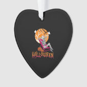 Just Waiting For Halloween Summer Nurse Skeleton P Ornament (Vorderseite)