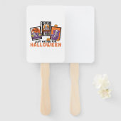 Just Waiting Halloween Fall Vibes Fächer (Vorne und Hinten)