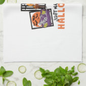 Just Waiting Halloween Fall Vibes Geschirrtuch (Gefaltet)