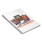 Just Waiting Halloween Fall Vibes Notizblock (Rechte Seite)