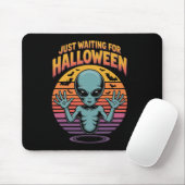 Just Wart für Halloween Alien Vibes Mousepad (Mit Mouse)