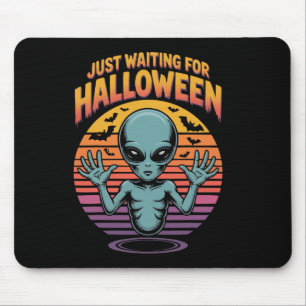 Just Wart für Halloween Alien Vibes Mousepad