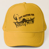 Just Wart für Halloween Fun Pumpkin Cat Ghosting Truckerkappe (Vorderseite)