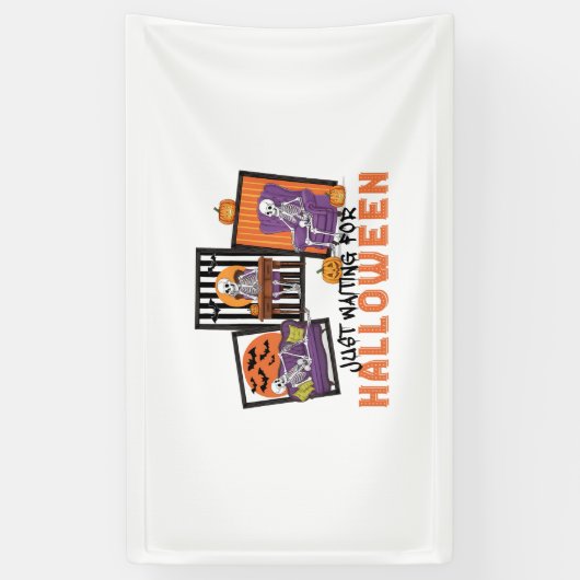 Just Wart Halloween Fall Vibes Banner (Vertikal)