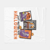 Just Wart Halloween Fall Vibes Fleecedecke (Vorderseite (Horizontal))