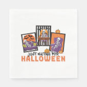 Just Wart Halloween Fall Vibes Serviette (Vorderseite)