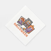 Just Wart Halloween Fall Vibes Serviette (Ecke)