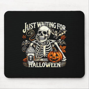 Just Wart zu Halloween Funny Skeleton Pumpkin Mousepad