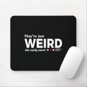 Just Weird Kamala Voting Kamala Harris 2024 Mousepad (Mit Mouse)